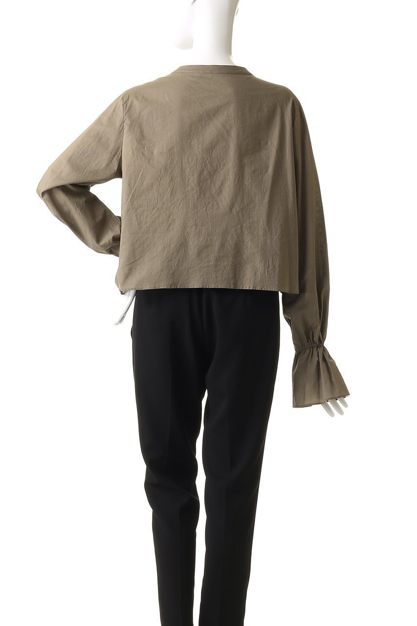 【ハー/HER.】のフロントフリルブラウス 人気、トレンドファッション・服の通販 founy(ファニー) 　ファッション　Fashion　レディースファッション　Fashion for Women　トップス・カットソー　Cut & Sew Tops　シャツ・ブラウス・オフィスカジュアル　Elegant Blouses & Button-Ups　おすすめ　Recommended / Our Picks　スリーブ　Sleeve, Long Sleeve / Short Sleeve　デニム　Denim, Jeans Material　フリル　Frill, Ruffle　ロング　Long, Long-Length　ヴィンテージ　Vintage Style　other-4|ID: prp329100004510931 ipo3291000000032906642