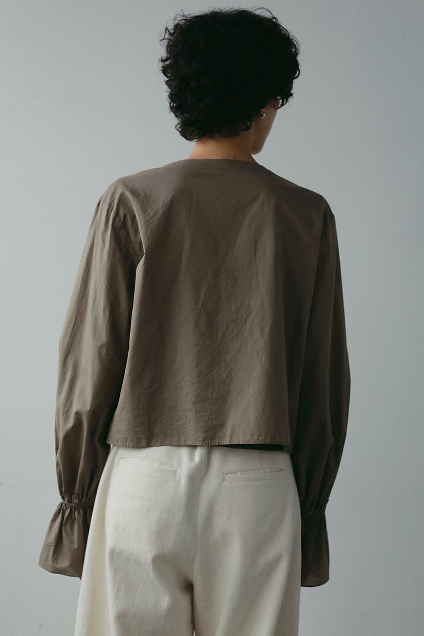 【ハー/HER.】のフロントフリルブラウス 人気、トレンドファッション・服の通販 founy(ファニー) 　ファッション　Fashion　レディースファッション　Fashion for Women　トップス・カットソー　Cut & Sew Tops　シャツ・ブラウス・オフィスカジュアル　Elegant Blouses & Button-Ups　おすすめ　Recommended / Our Picks　スリーブ　Sleeve, Long Sleeve / Short Sleeve　デニム　Denim, Jeans Material　フリル　Frill, Ruffle　ロング　Long, Long-Length　ヴィンテージ　Vintage Style　other-8|ID: prp329100004510931 ipo3291000000032906653