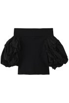 【ハー/HER.】のボリュームスリーブカットトップス 人気、トレンドファッション・服の通販 founy(ファニー) ファッション Fashion レディースファッション Fashion for Women トップス・カットソー Cut & Sew Tops シャツ・ブラウス・オフィスカジュアル Elegant Blouses & Button-Ups ロングTシャツ・Tシャツ Longline T-Shirts & Tees カットソー・ベーシックTシャツ Cut-and-Sewn Tops / Stretch Tees & Basics ボリューム袖・フリルスリーブブラウス Voluminous & Ruffle Sleeves / Puffy Sleeve Tops おすすめ Recommended / Our Picks カットソー Cut and Sewn Top ショート Short, Short Length スリーブ Sleeve, Long Sleeve / Short Sleeve thumbnail ブラック|ID: prp329100004510932 ipo3291000000032841674