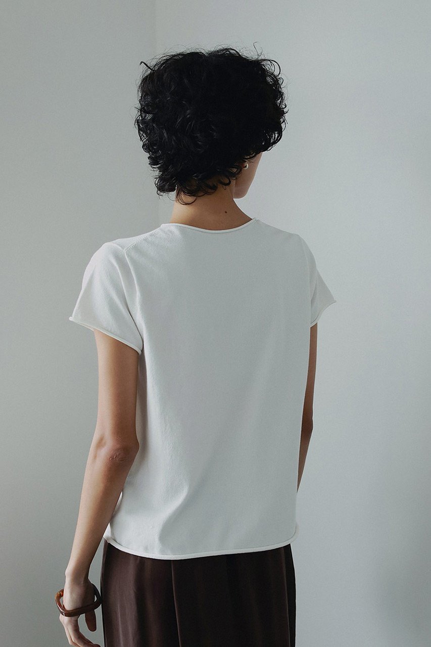 【ハー/HER.】のサマーニットプルオーバー 人気、トレンドファッション・服の通販 founy(ファニー) 　ファッション　Fashion　レディースファッション　Ladies' Fashion Online　トップス・カットソー　Tops/Tshirt　ニット　Knit Tops　プルオーバー　Pullover　サマー　Summer　シンプル　Simple　ボトム　Bottom　再入荷　Restock/Back In Stock/Re Arrival　other-7|ID: prp329100004510933 ipo3291000000032648143