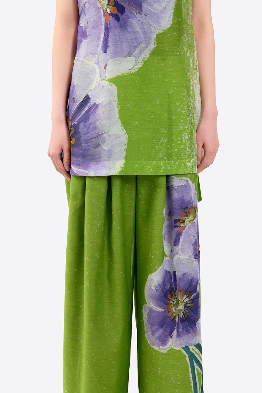 【ミューラル/MURRAL】のPoppy drawing トップス 人気、トレンドファッション・服の通販 founy(ファニー) 　ファッション　Fashion　レディースファッション　Fashion for Women　トップス・カットソー　Cut & Sew Tops　キャミソール&ノースリーブ　Camisoles & Sleeveless Tops　シャツ・ブラウス・オフィスカジュアル　Elegant Blouses & Button-Ups　グラフィック　Graphic, Graphic Design　チュニック　Tunic, Long Top　ノースリーブ　Sleeveless, No-Sleeve　プリント　Print, Printed Pattern　other-7|ID: prp329100004510936 ipo3291000000032790219