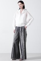 【ヒューエルミュージアム/hueLe Museum】の【STUMBLY】Fringe Combination Denim ブラック|ID: prp329100004510943 ipo3291000000032931261