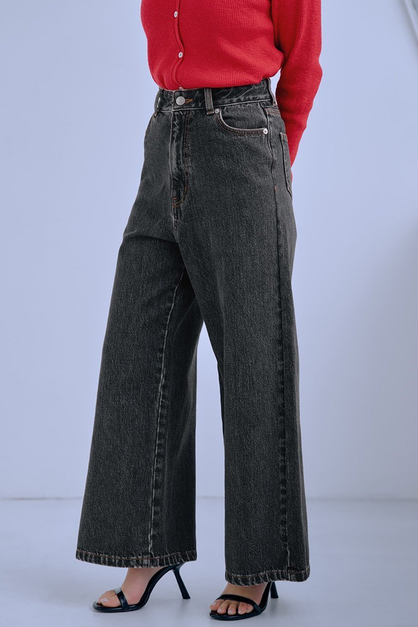【エストラータ/STRATA】の【COHINA】KUROKI DENIM フレアワイド 人気、トレンドファッション・服の通販 founy(ファニー) 　ファッション　Fashion　レディースファッション　Fashion for Women　パンツ　Pants & Trousers　デニムパンツ・ジーンズ・美脚デニム　Denim Jeans & Pants　インディゴ　Indigo Denim　春　Spring　カットソー　Cut and Sewn Top　デニム　Denim, Jeans Material　人気　Popular, Best Seller　フィット　Fit, Slim Fit　フレア　Flare, Flared　ワイド　Wide, Wide Fit　S/S・春夏　SS, Spring/Summer, Warm Season　夏　Summer　other-2|ID: prp329100004510946 ipo3291000000032912079