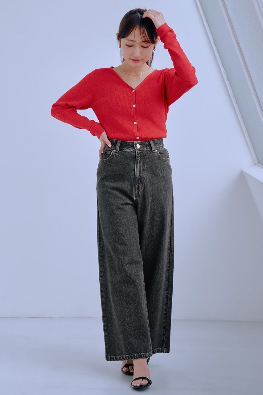 【エストラータ/STRATA】の【COHINA】KUROKI DENIM フレアワイド 人気、トレンドファッション・服の通販 founy(ファニー) 　ファッション　Fashion　レディースファッション　Fashion for Women　パンツ　Pants & Trousers　デニムパンツ・ジーンズ・美脚デニム　Denim Jeans & Pants　インディゴ　Indigo Denim　春　Spring　カットソー　Cut and Sewn Top　デニム　Denim, Jeans Material　人気　Popular, Best Seller　フィット　Fit, Slim Fit　フレア　Flare, Flared　ワイド　Wide, Wide Fit　S/S・春夏　SS, Spring/Summer, Warm Season　夏　Summer　other-5|ID: prp329100004510946 ipo3291000000032912098
