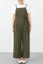 【エストラータ/STRATA】の【COHINA】タックデザインキャミサロペット(UVカット・撥水) カーキ|ID:prp329100004510949