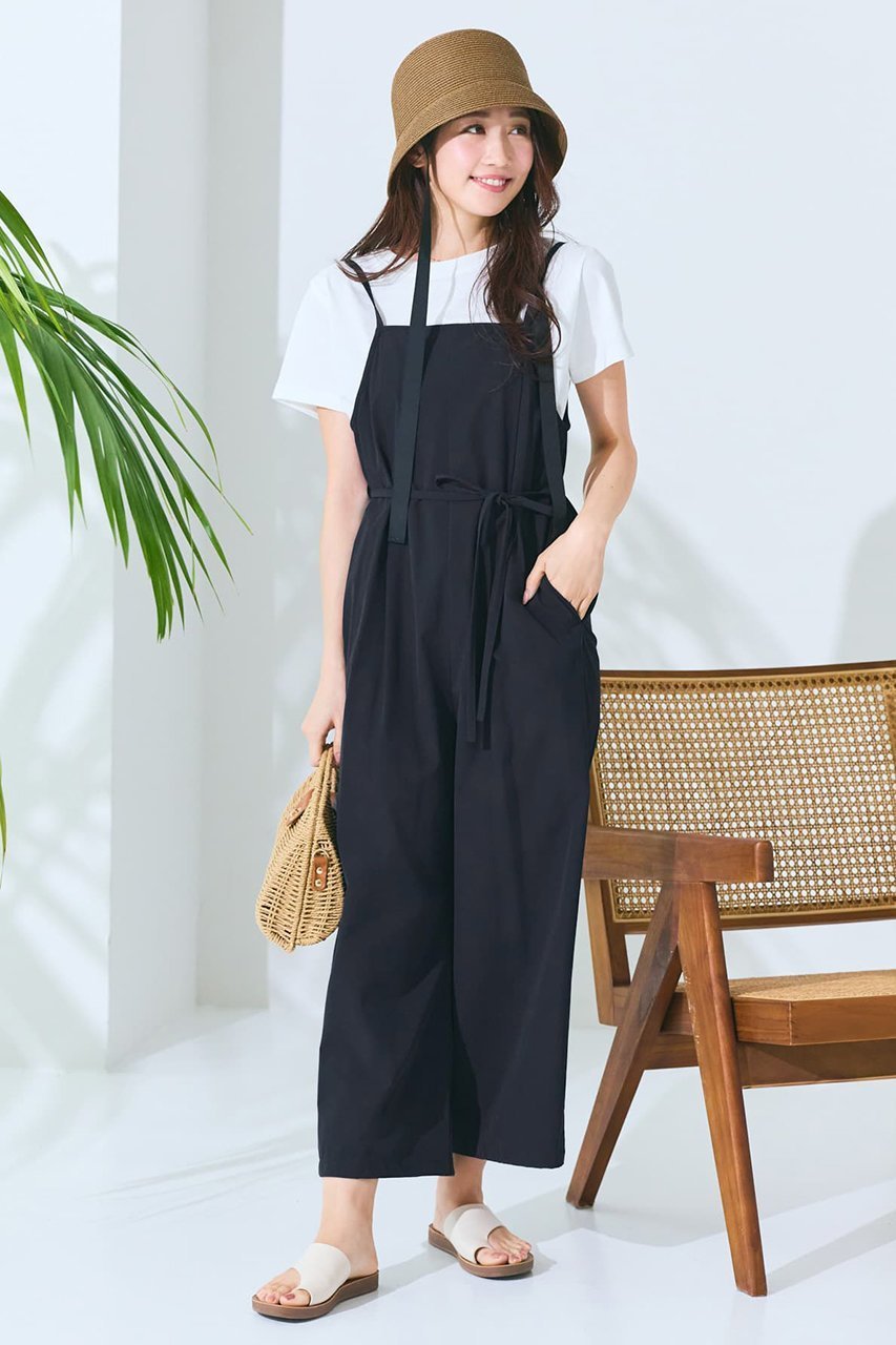 【エストラータ/STRATA】の【COHINA】タックデザインキャミサロペット(UVカット・撥水) 人気、トレンドファッション・服の通販 founy(ファニー) 　ファッション　Fashion　レディースファッション　Fashion for Women　パンツ　Pants & Trousers　インナー　Innerwear　ストレッチ　Stretch, Stretchy Fabric　フロント　Front, Front Design　旅行　Travel　other-5|ID: prp329100004510949 ipo3291000000032912146