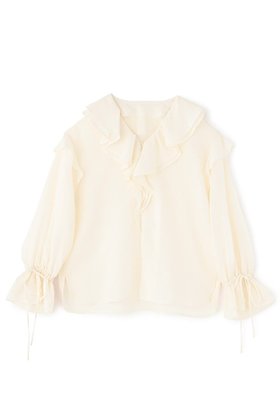 【エストラータ/STRATA】 アンティークガーゼラッフルブラウス人気、トレンドファッション・服の通販 founy(ファニー) ファッション Fashion レディースファッション Fashion for Women トップス・カットソー Cut & Sew Tops シャツ・ブラウス・オフィスカジュアル Elegant Blouses & Button-Ups おすすめ Recommended / Our Picks エアリー Airy Texture カーディガン Cardigan, Knitwear スリーブ Sleeve, Long Sleeve / Short Sleeve デニム Denim, Jeans Material バランス Balance, Style Balance フェミニン Feminine, Girly フリル Frill, Ruffle フロント Front, Front Design ラッフル Ruffle, Frill ロング Long, Long-Length ワイド Wide, Wide Fit 春 Spring |ID:prp329100004510953