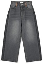 【エストラータ/STRATA】のサイドラインストレートデニム 人気、トレンドファッション・服の通販 founy(ファニー) ファッション Fashion レディースファッション Fashion for Women パンツ Pants & Trousers デニムパンツ・ジーンズ・美脚デニム Denim Jeans & Pants おすすめ Recommended / Our Picks ストレート Straight, Straight Cut デニム Denim, Jeans Material トレンド Trend, Trending Now フェイクレザー Faux Leather, PU Leather ポケット Pocket, Pocket Detail ループ Loop, Loop Knit thumbnail ウォッシュブラック|ID: prp329100004510955 ipo3291000000032912232