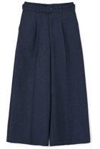 【エストラータ/STRATA】のデニムライクベルテッドワイドパンツ インディゴブルー|ID: prp329100004510956 ipo3291000000031861558