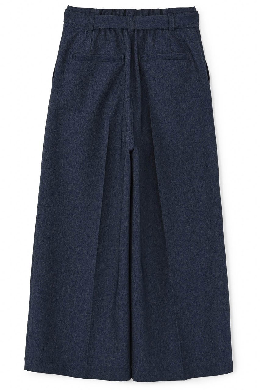 【エストラータ/STRATA】のデニムライクベルテッドワイドパンツ 人気、トレンドファッション・服の通販 founy(ファニー) 　ファッション　Fashion　レディースファッション　WOMEN　パンツ　Pants　デニムパンツ　Denim Pants　ストレッチ　Stretch　セットアップ　Set Up　センター　Center　デニム　Denim　ベーシック　Basic　other-2|ID: prp329100004510956 ipo3291000000031861559