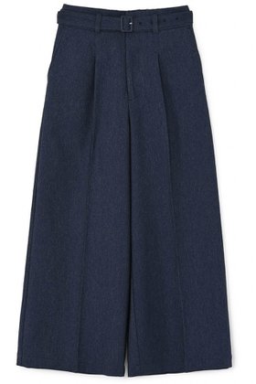 【エストラータ/STRATA】 デニムライクベルテッドワイドパンツ人気、トレンドファッション・服の通販 founy(ファニー) ファッション Fashion レディースファッション Fashion for Women パンツ Pants & Trousers デニムパンツ・ジーンズ・美脚デニム Denim Jeans & Pants ストレッチ Stretch, Stretchy Fabric セットアップ Set-Up, Coordinated Outfit センター Center, Center Line デニム Denim, Jeans Material ベーシック Basic, Essential |ID:prp329100004510956