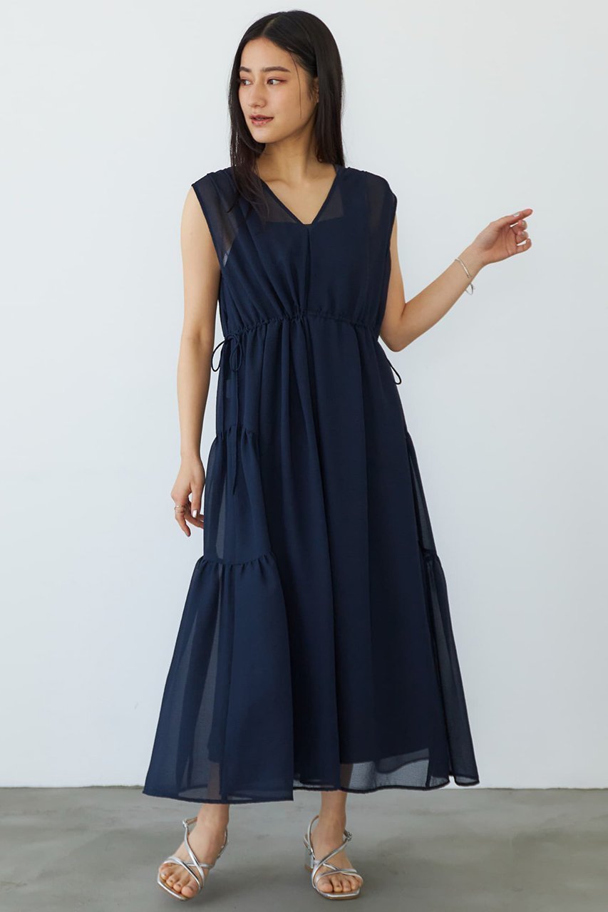 【エストラータ/STRATA】のマイクロチェックシアーワンピースセット 人気、トレンドファッション・服の通販 founy(ファニー) 　ファッション　Fashion　レディースファッション　Fashion for Women　ワンピース　Dresses　チュニック　Tunic Tops & Dresses　インナー　Innerwear　シアー　Sheer, See-Through　シューズ　Shoes, Footwear　スクエア　Square, Square Shape　ストラップサンダル　Strappy Sandals, Strap Sandals　スニーカー　Sneakers, Trainers　チュニック　Tunic, Long Top　フラット　Flat, Flat Shoes　フロント　Front, Front Design　リップ　Lip, Lip Motif　リボン　Ribbon, Bow　おすすめ　Recommended / Our Picks　夏　Summer　旅行　Travel　other-5|ID: prp329100004510960 ipo3291000000032857802