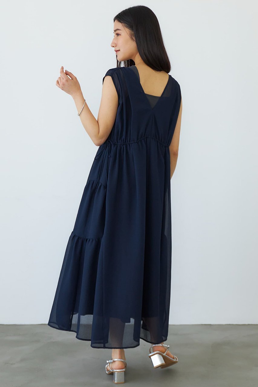 【エストラータ/STRATA】のマイクロチェックシアーワンピースセット 人気、トレンドファッション・服の通販 founy(ファニー) 　ファッション　Fashion　レディースファッション　Fashion for Women　ワンピース　Dresses　チュニック　Tunic Tops & Dresses　インナー　Innerwear　シアー　Sheer, See-Through　シューズ　Shoes, Footwear　スクエア　Square, Square Shape　ストラップサンダル　Strappy Sandals, Strap Sandals　スニーカー　Sneakers, Trainers　チュニック　Tunic, Long Top　フラット　Flat, Flat Shoes　フロント　Front, Front Design　リップ　Lip, Lip Motif　リボン　Ribbon, Bow　おすすめ　Recommended / Our Picks　夏　Summer　旅行　Travel　other-7|ID: prp329100004510960 ipo3291000000032857812