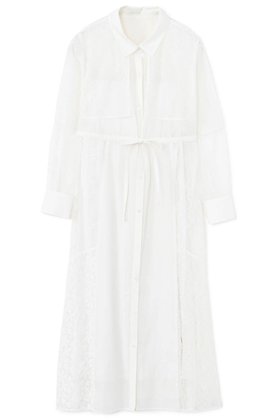 【エストラータ/STRATA】のミックスレースシャツワンピース 人気、トレンドファッション・服の通販 founy(ファニー) ファッション Fashion レディースファッション WOMEN ワンピース Dress シャツワンピース Shirt Dresses チュニック Tunic おすすめ Recommend チュニック Tunic デニム Denim トレンド Trend レース Race エレガント 上品 Elegant 春 Spring |ID:prp329100004510961