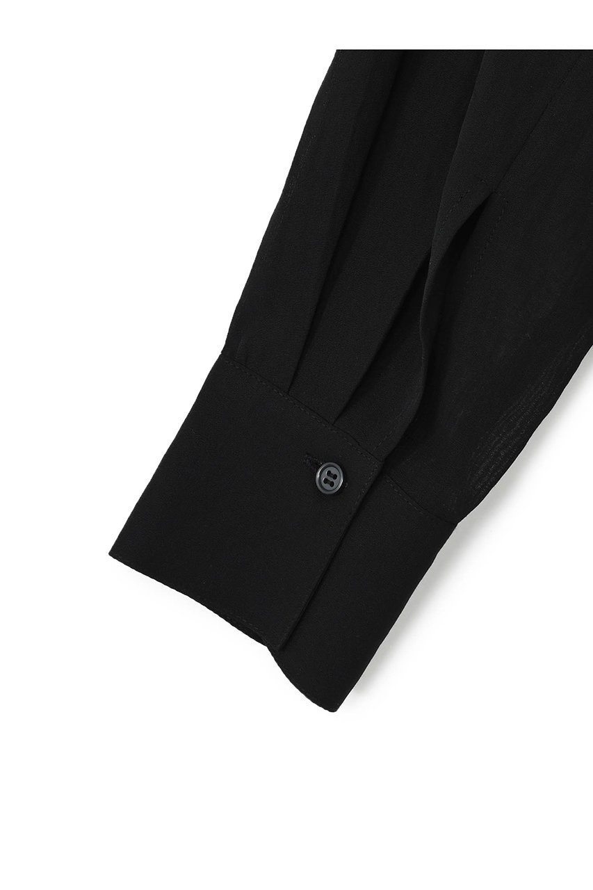 【エストラータ/STRATA】のフラワーエンブロイダリーシャツ 人気、トレンドファッション・服の通販 founy(ファニー) 　ファッション　Fashion　レディースファッション　Fashion for Women　トップス・カットソー　Cut & Sew Tops　シャツ・ブラウス・オフィスカジュアル　Elegant Blouses & Button-Ups　インナー　Innerwear　シアー　Sheer, See-Through　シンプル　Simple, Minimal　ジャケット　Jacket, Outerwear　スリーブ　Sleeve, Long Sleeve / Short Sleeve　チュール　Tulip, Tulip Motif　フロント　Front, Front Design　ロング　Long, Long-Length　無地　Plain, Solid Color　羽織　Haori, Light Jacket　other-4|ID: prp329100004510963 ipo3291000000032790344