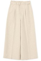 【エストラータ/STRATA】のリネンライクベルテッドワイドパンツ 人気、トレンドファッション・服の通販 founy(ファニー) ファッション Fashion レディースファッション Fashion for Women パンツ Pants & Trousers セットアップ Set-Up, Coordinated Outfit センター Center, Center Line バランス Balance, Style Balance ベーシック Basic, Essential thumbnail ライトベージュ|ID: prp329100004510964 ipo3291000000032899549