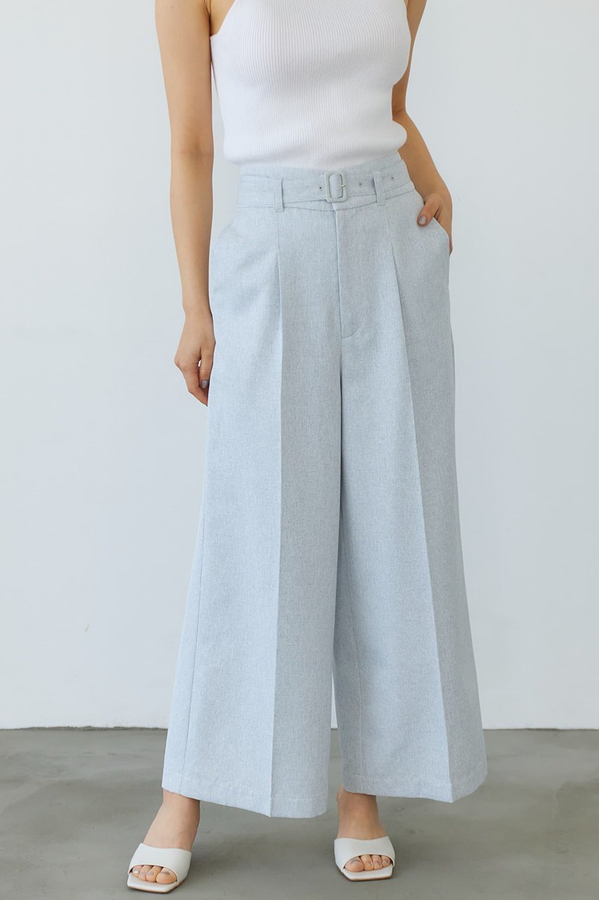 【エストラータ/STRATA】のリネンライクベルテッドワイドパンツ 人気、トレンドファッション・服の通販 founy(ファニー) 　ファッション　Fashion　レディースファッション　Fashion for Women　パンツ　Pants & Trousers　セットアップ　Set-Up, Coordinated Outfit　センター　Center, Center Line　バランス　Balance, Style Balance　ベーシック　Basic, Essential　other-6|ID: prp329100004510964 ipo3291000000032899567