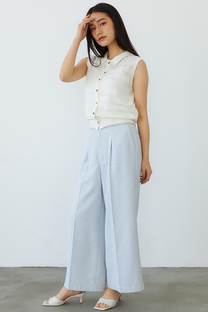 【エストラータ/STRATA】のリネンライクベルテッドワイドパンツ 人気、トレンドファッション・服の通販 founy(ファニー) 　ファッション　Fashion　レディースファッション　Fashion for Women　パンツ　Pants & Trousers　セットアップ　Set-Up, Coordinated Outfit　センター　Center, Center Line　バランス　Balance, Style Balance　ベーシック　Basic, Essential　other-8|ID: prp329100004510964 ipo3291000000032899573