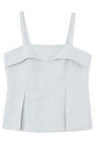 【エストラータ/STRATA】のリネンライクペプラムトップス 人気、トレンドファッション・服の通販 founy(ファニー) ファッション Fashion レディースファッション Fashion for Women トップス・カットソー Cut & Sew Tops キャミソール&ノースリーブ Camisoles & Sleeveless Tops シャツ・ブラウス・オフィスカジュアル Elegant Blouses & Button-Ups インナー Innerwear コンパクト Compact, Small Size セットアップ Set-Up, Coordinated Outfit センター Center, Center Line ノースリーブ Sleeveless, No-Sleeve バランス Balance, Style Balance ビスチェ Bustier, Corset Top ペプラム Peplum, Flared Hem マニッシュ Mannish, Boyish ラップ Wrap, Wrap Design thumbnail ライトグレー|ID: prp329100004510965 ipo3291000000032906015