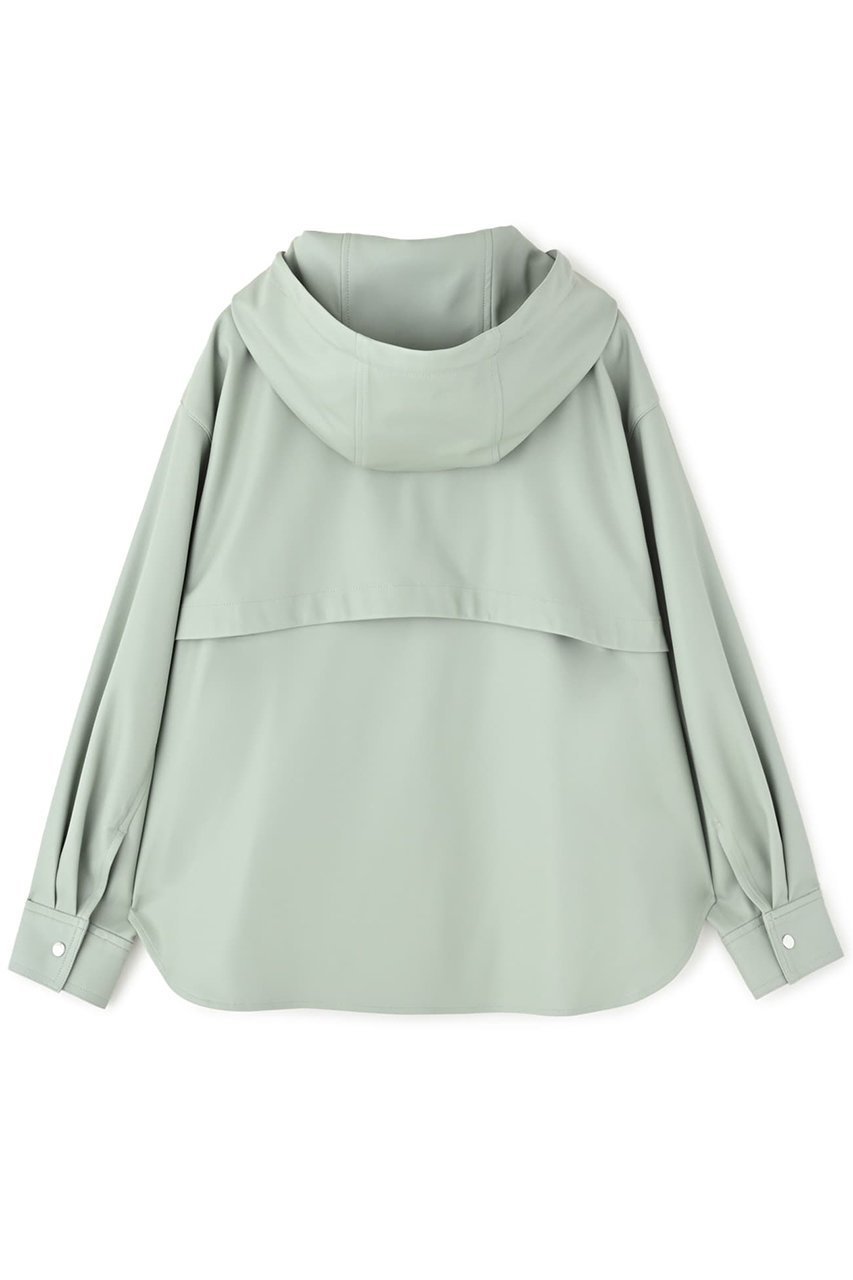 【エストラータ/STRATA】のフェイクレザースタンドフーディブルゾン 人気、トレンドファッション・服の通販 founy(ファニー) 　ファッション　Fashion　レディースファッション　Fashion for Women　アウター　Coat / Outerwear Collection　レディースジャケット・軽アウター　Jackets　ブルゾンジャケット・スポーティアウター　Blouson Jackets　おすすめ　Recommended / Our Picks　ジャケット　Jacket, Outerwear　スポーティ　Sporty, Casual Athletic　デニム　Denim, Jeans Material　トレンド　Trend, Trending Now　パーカー　Hoodie, Parka　フェイクレザー　Faux Leather, PU Leather　フレア　Flare, Flared　ブルゾン　Blouson, Bomber Jacket　ポケット　Pocket, Pocket Detail　ミックス　Mix, Mixed Style　ラウンド　Round, Round Neck　ロング　Long, Long-Length　エレガント 上品　Elegant　冬　Winter / This Winter　春　Spring　秋　Autumn　other-2|ID: prp329100004510967 ipo3291000000032950870