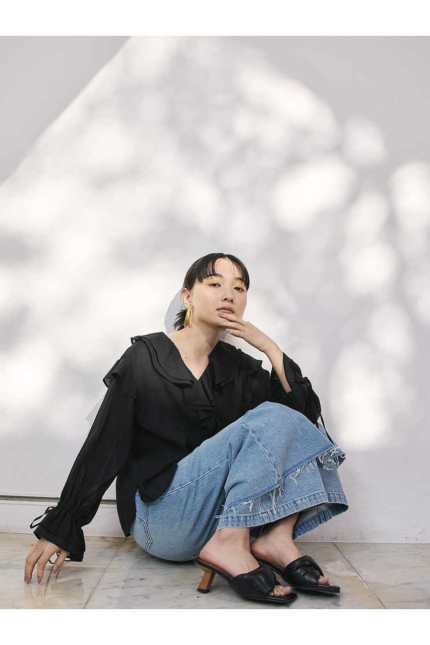 【エストラータ/STRATA】のイレギュラーシームデニム 人気、トレンドファッション・服の通販 founy(ファニー) 　ファッション　Fashion　レディースファッション　WOMEN　パンツ　Pants　デニムパンツ　Denim Pants　おすすめ　Recommend　デニム　Denim　フェミニン　Feminine　リボン　Ribbon　リメイク　Remake　ロング　Long　other-8|ID: prp329100004510968 ipo3291000000031929319