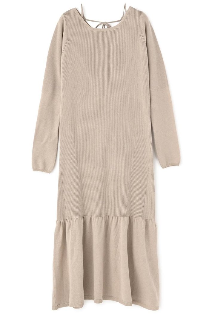 【エストラータ/STRATA】のシアーデザインベルヘムニットワンピース インテリア・キッズ・メンズ・レディースファッション・服の通販 founy(ファニー) https://founy.com/ ファッション Fashion レディースファッション Fashion for Women ワンピース Dresses ニットワンピース Knit Dresses チュニック Tunic Tops & Dresses おすすめ Recommended / Our Picks チュニック Tunic, Long Top フェミニン Feminine, Girly リボン Ribbon, Bow ロング Long, Long-Length |ID: prp329100004510969 ipo3291000000032857880