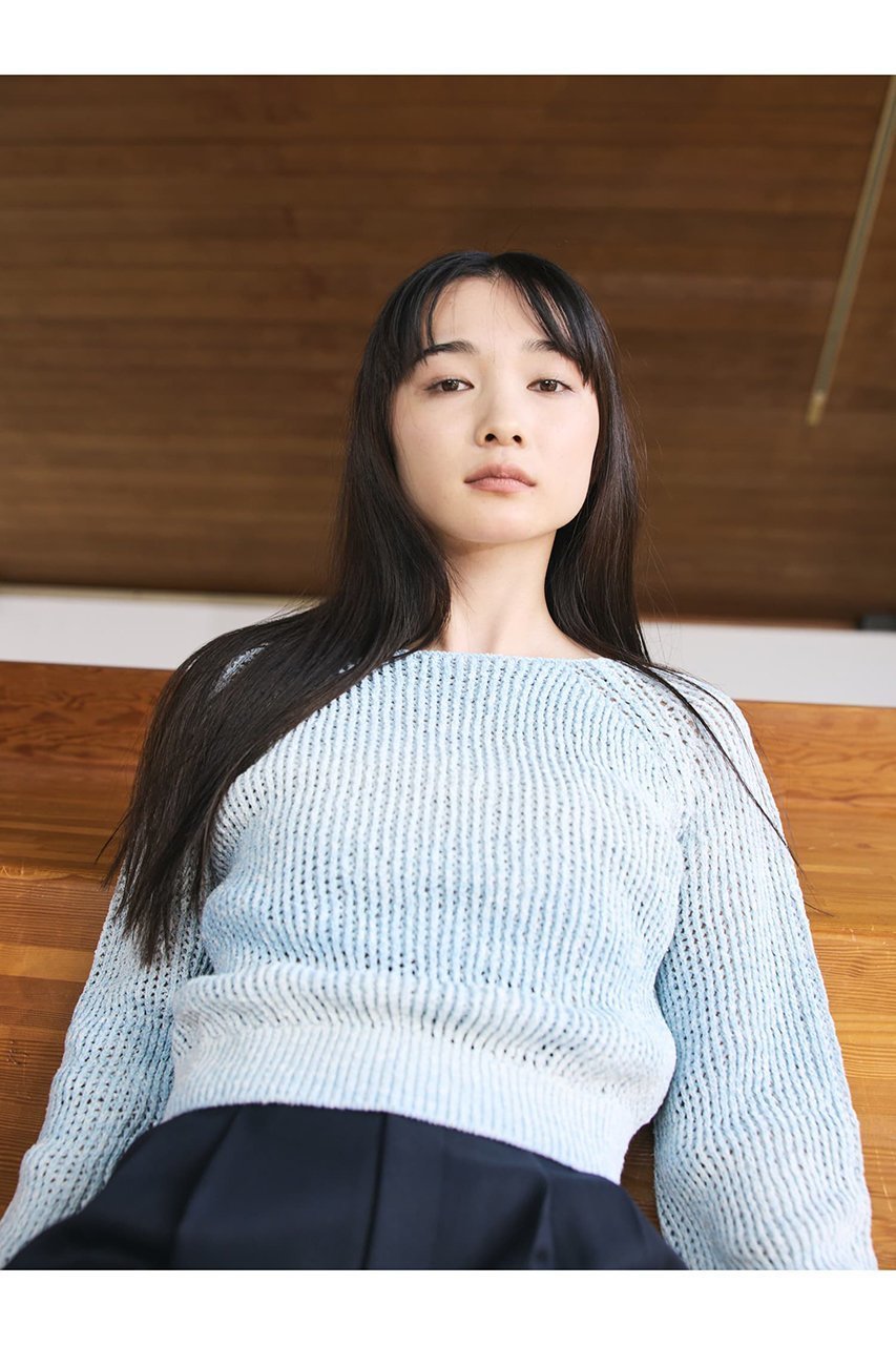 【エストラータ/STRATA】のカラーミックスカスリニット 人気、トレンドファッション・服の通販 founy(ファニー) 　ファッション　Fashion　レディースファッション　Fashion for Women　トップス・カットソー　Cut & Sew Tops　ニット　Knit Tops & Sweaters　カジュアルプルオーバー・ニットトップス　Pullovers & Knit Tops / Casual Pullovers　おすすめ　Recommended / Our Picks　グラデーション　Gradient, Ombre　ショート　Short, Short Length　スリーブ　Sleeve, Long Sleeve / Short Sleeve　フレア　Flare, Flared　ボトム　Bottoms, Lower Wear　ミックス　Mix, Mixed Style　ワイド　Wide, Wide Fit　夏　Summer　春　Spring　S/S・春夏　SS, Spring/Summer, Warm Season　other-3|ID: prp329100004510970 ipo3291000000032921894
