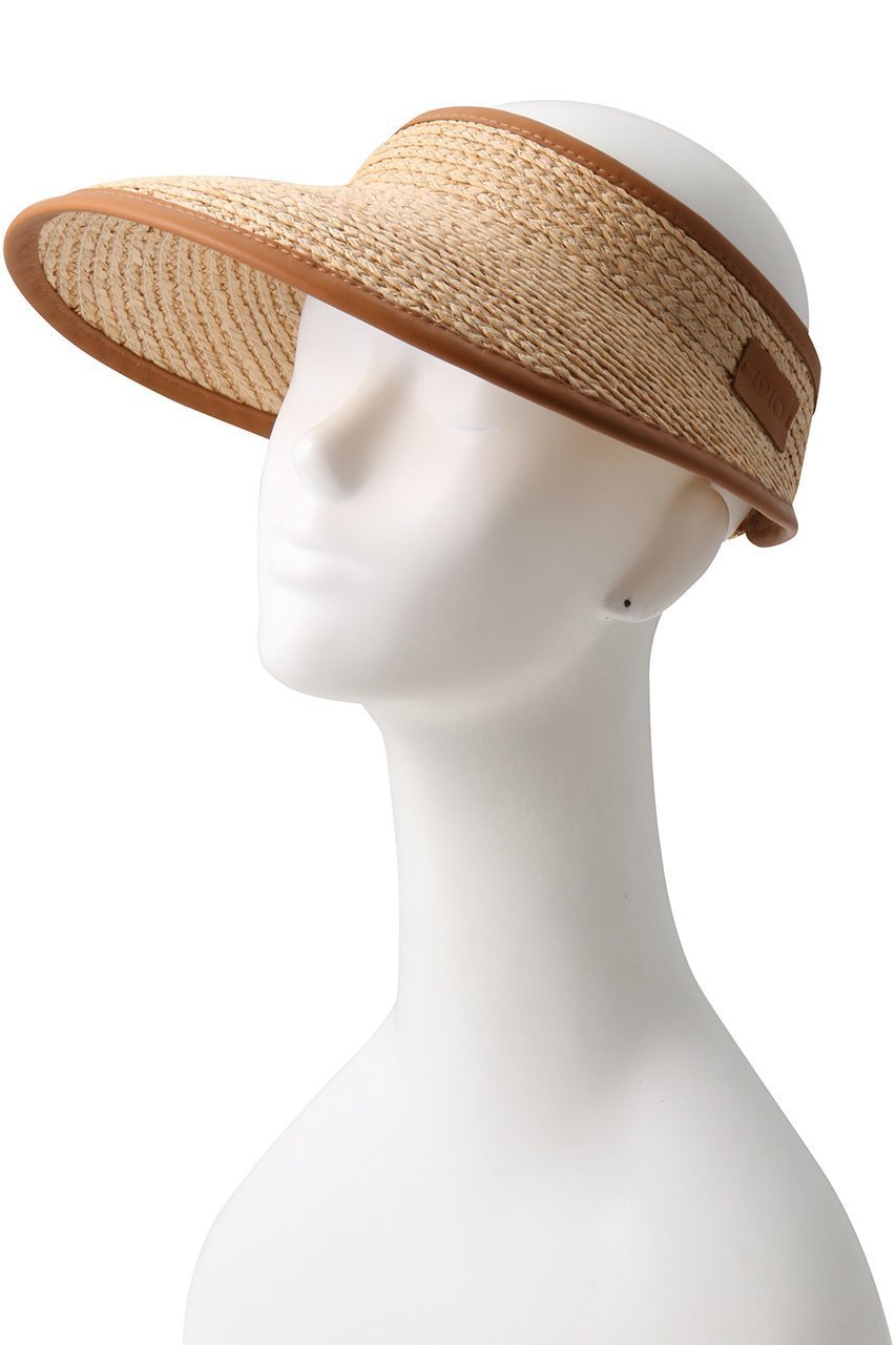【カタルツィ/CATARZI 1910】のLINOSA ラフィアバイザー 人気、トレンドファッション・服の通販 founy(ファニー) 　ファッション　Fashion　レディースファッション　Fashion for Women　キャップ&ハット　Hats & Caps　サマー　Summer, Summer Style　パイピング　Piping, Trim Design　ラフィア　Raffia, Natural Straw　リゾート　Resort, Vacation Style　夏　Summer　帽子　Hat, Headwear　other-2|ID: prp329100004510976 ipo3291000000034952896
