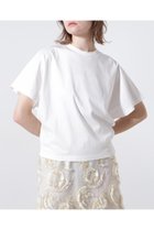 【ヒューエルミュージアム/hueLe Museum】の【hLM】ドルマンスリーブTシャツ ホワイト|ID:prp329100004510979