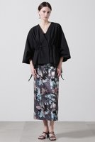 【ヒューエルミュージアム/hueLe Museum】の【hLM】ダブルプリントスカート 人気、トレンドファッション・服の通販 founy(ファニー) ファッション Fashion レディースファッション Fashion for Women スカート Skirts ロングスカート Long Skirts / Maxi & Midi Skirts イタリア Italy グラフィック Graphic, Graphic Design シンプル Simple, Minimal タイトスカート Pencil Skirt, Tight Skirt プリント Print, Printed Pattern リゾート Resort, Vacation Style ロング Long, Long-Length |ID:prp329100004510983