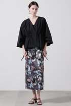 【ヒューエルミュージアム/hueLe Museum】の【hLM】ダブルプリントスカート 人気、トレンドファッション・服の通販 founy(ファニー) ファッション Fashion レディースファッション Fashion for Women スカート Skirts ロングスカート Long Skirts / Maxi & Midi Skirts イタリア Italy グラフィック Graphic, Graphic Design シンプル Simple, Minimal タイトスカート Pencil Skirt, Tight Skirt プリント Print, Printed Pattern リゾート Resort, Vacation Style ロング Long, Long-Length thumbnail グレー|ID: prp329100004510983 ipo3291000000036091909