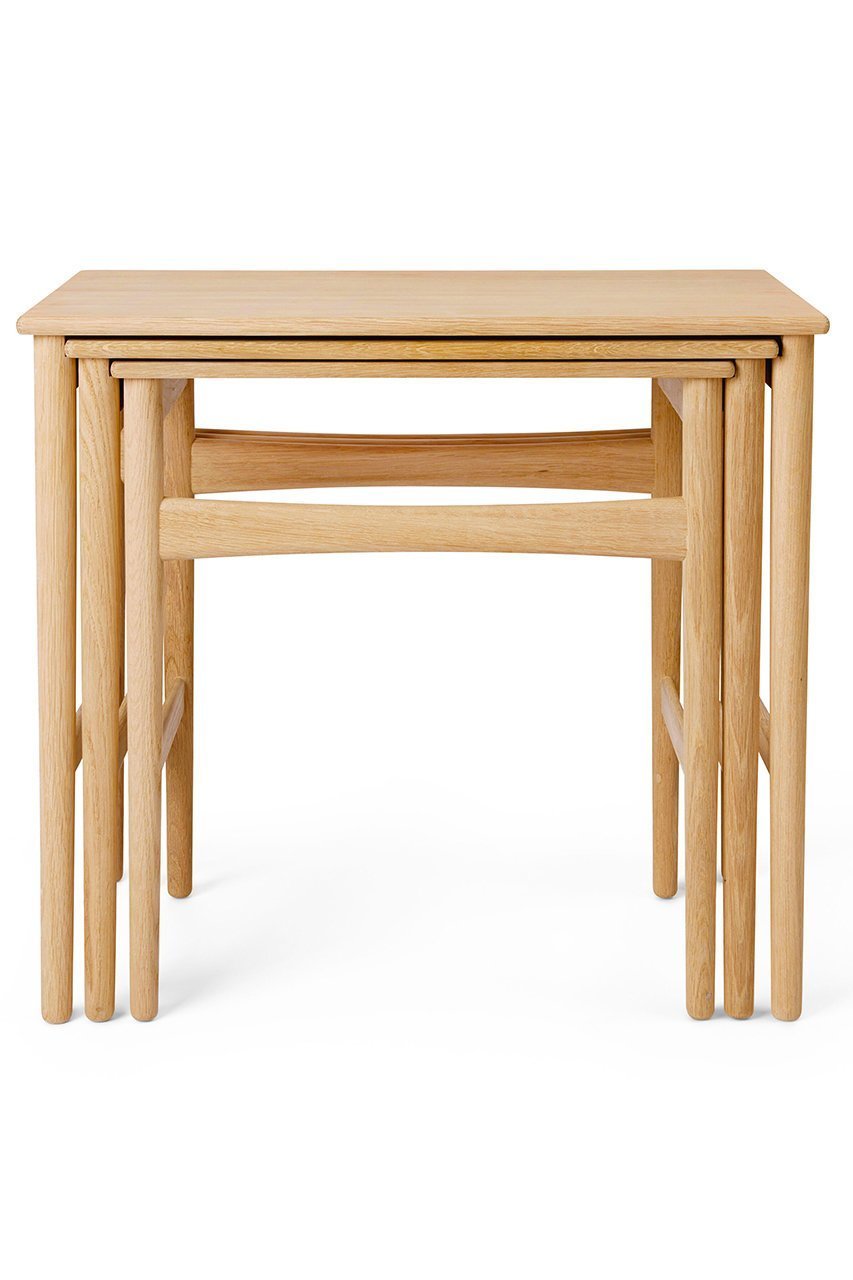 【カール ハンセン&サン/CARL HANSEN & SON / GOODS】のCH004 ネスティングテーブル オーク/オイル【メーカー取り寄せ】 人気、トレンドファッション・服の通販 founy(ファニー) 　オイル　Oil　オーガニック　Organic　クラシック　Classic　シンプル　Simple　テーブル　Table　人気　Popularity　NEW・新作・新着・新入荷　New Arrivals　other-2|ID: prp329100004511016 ipo3291000000031862218
