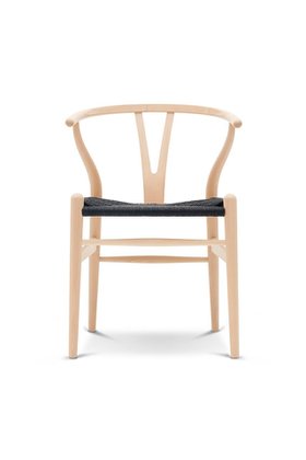 【カール ハンセン&サン/CARL HANSEN & SON / GOODS】のCH24 ウィッシュボーン チェア ブラックペーパーコード/ビーチ/ソープ【メーカー取り寄せ】 人気、トレンドファッション・服の通販 founy(ファニー) シンプル Simple, Minimal ビーチ Beach, Seaside フォルム Silhouette, Form モダン Modern, Contemporary |ID:prp329100004511037
