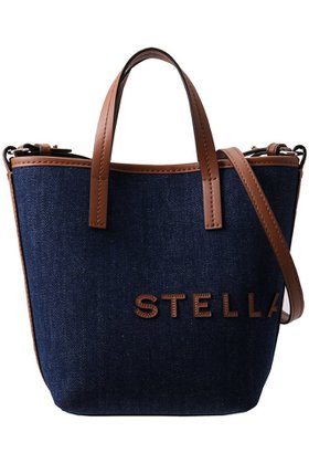 【ステラ マッカートニー/STELLA McCARTNEY】 Stella Logo デニム2wayバケツトートバッグ人気、トレンドファッション・服の通販 founy(ファニー) ファッション Fashion レディースファッション WOMEN バッグ Bag デニム Denim ハンドバッグ Handbag バケツ Bucket モダン Modern 旅行 Travel |ID:prp329100004511041