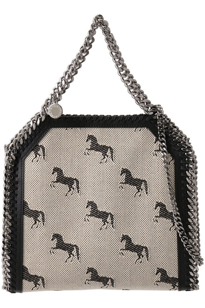 【ステラ マッカートニー/STELLA McCARTNEY】のFalabella Mini ホースジャカード2wayトートバッグ インテリア・キッズ・メンズ・レディースファッション・服の通販 founy(ファニー) https://founy.com/ ファッション Fashion レディースファッション Fashion for Women バッグ Bags ジャカード／ジャガード Jacquard, Woven Pattern チェーン Chain, Chain Strap エレガント 上品 Elegant |ID: prp329100004511044 ipo3291000000032778570
