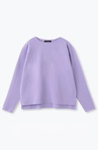 【レリル/lelill】のハイテクボートネックニット(オーバーサイズ) パープル|ID: prp329100004511045 ipo3291000000032928131