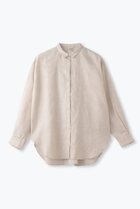 【レリル/lelill】のTHE BASIC LINEN SHIRTS 人気、トレンドファッション・服の通販 founy(ファニー) ファッション Fashion レディースファッション Fashion for Women トップス・カットソー Cut & Sew Tops シャツ・ブラウス・オフィスカジュアル Elegant Blouses & Button-Ups カシュクール Wrap Design スリーブ Sleeve, Long Sleeve / Short Sleeve タフタ Taffeta, Structured Fabric 定番 Standard, Basic Item フレンチ French, French Style リネン Linen, Linen Fabric ロング Long, Long-Length エレガント 上品 Elegant thumbnail ベージュ|ID: prp329100004511049 ipo3291000000036393053