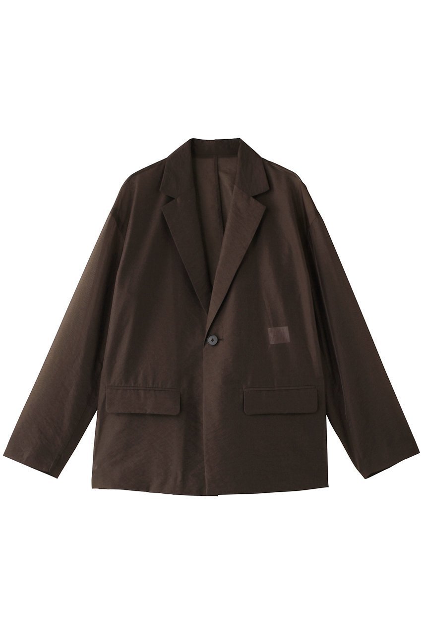【アンクレイヴ/uncrave】のシアーオーガンジー /シャツジャケット インテリア・キッズ・メンズ・レディースファッション・服の通販 founy(ファニー) 　ファッション　Fashion　レディースファッション　Fashion for Women　アウター　Coat / Outerwear Collection　レディースジャケット・軽アウター　Jackets　インナー　Innerwear　エアリー　Airy Texture　シアー　Sheer, See-Through　シンプル　Simple, Minimal　ジャケット　Jacket, Outerwear　ブライト　Bright, Shiny　エレガント 上品　Elegant　ブラウン|ID: prp329100004511051 ipo3291000000032950907