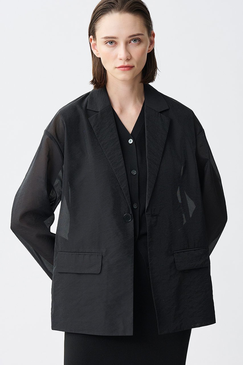 【アンクレイヴ/uncrave】のシアーオーガンジー /シャツジャケット 人気、トレンドファッション・服の通販 founy(ファニー) 　ファッション　Fashion　レディースファッション　Fashion for Women　アウター　Coat / Outerwear Collection　レディースジャケット・軽アウター　Jackets　インナー　Innerwear　エアリー　Airy Texture　シアー　Sheer, See-Through　シンプル　Simple, Minimal　ジャケット　Jacket, Outerwear　ブライト　Bright, Shiny　エレガント 上品　Elegant　other-8|ID: prp329100004511051 ipo3291000000035688387