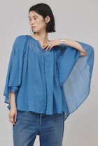 【カレンソロジー/Curensology】のカディライクケープブラウス サックス|ID:prp329100004512183