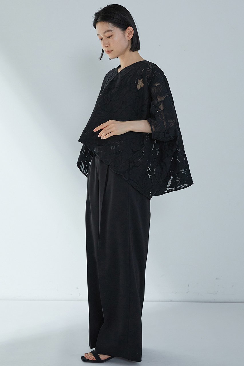 【プルミエ アロンディスモン/1er Arrondissement】のフラワーレースブラウス 人気、トレンドファッション・服の通販 founy(ファニー) 　ファッション　Fashion　レディースファッション　Fashion for Women　トップス・カットソー　Cut & Sew Tops　シャツ・ブラウス・オフィスカジュアル　Elegant Blouses & Button-Ups　オケージョン　Occasion Wear　ショート　Short, Short Length　スリーブ　Sleeve, Long Sleeve / Short Sleeve　パターン　Pattern, Design Print　レース　Lace, Lace Fabric　other-4|ID: prp329100004512185 ipo3291000000032813679