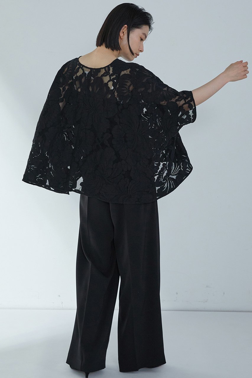 【プルミエ アロンディスモン/1er Arrondissement】のフラワーレースブラウス 人気、トレンドファッション・服の通販 founy(ファニー) 　ファッション　Fashion　レディースファッション　Fashion for Women　トップス・カットソー　Cut & Sew Tops　シャツ・ブラウス・オフィスカジュアル　Elegant Blouses & Button-Ups　オケージョン　Occasion Wear　ショート　Short, Short Length　スリーブ　Sleeve, Long Sleeve / Short Sleeve　パターン　Pattern, Design Print　レース　Lace, Lace Fabric　other-5|ID: prp329100004512185 ipo3291000000032813680