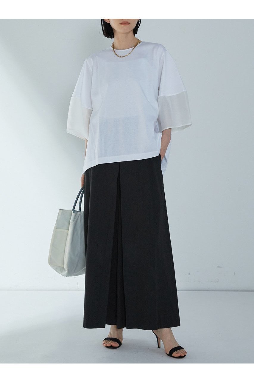 【プルミエ アロンディスモン/1er Arrondissement】のリネンコットンストレッチパンツ 人気、トレンドファッション・服の通販 founy(ファニー) 　ファッション　Fashion　レディースファッション　WOMEN　パンツ　Pants　ストレッチ　Stretch　フロント　Front　ボックス　Box　マニッシュ　Mannish　ヨーク　Yoke　リネン　Linen　エレガント 上品　Elegant　NEW・新作・新着・新入荷　New Arrivals　other-8|ID: prp329100004512186 ipo3291000000031873644