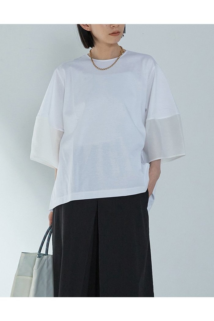 【プルミエ アロンディスモン/1er Arrondissement】のシアーコンビカットソー インテリア・キッズ・メンズ・レディースファッション・服の通販 founy(ファニー) https://founy.com/ ファッション Fashion レディースファッション WOMEN トップス・カットソー Tops/Tshirt シャツ/ブラウス Shirts/Blouses ロング / Tシャツ T-Shirts カットソー Cut and Sewn カットソー Cut And Sew ショート Short スリーブ Sleeve 夏 Summer NEW・新作・新着・新入荷 New Arrivals 春 Spring S/S・春夏 Ss・Spring/Summer |ID: prp329100004512188 ipo3291000000031873653