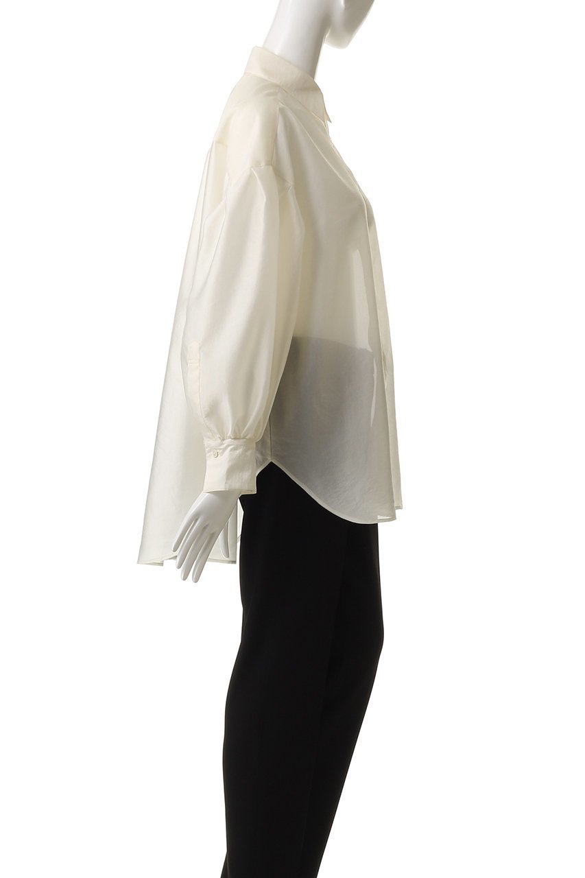 【フローレント/FLORENT】のシルクライク シアーシャツ 人気、トレンドファッション・服の通販 founy(ファニー) 　ファッション　Fashion　レディースファッション　Fashion for Women　トップス・カットソー　Cut & Sew Tops　シャツ・ブラウス・オフィスカジュアル　Elegant Blouses & Button-Ups　なめらか　Smooth, Silky Texture　オーガンジー　Organza Fabric　スリーブ　Sleeve, Long Sleeve / Short Sleeve　ロング　Long, Long-Length　夏　Summer　定番　Standard, Basic Item　春　Spring　S/S・春夏　SS, Spring/Summer, Warm Season　other-3|ID: prp329100004512195 ipo3291000000034955297