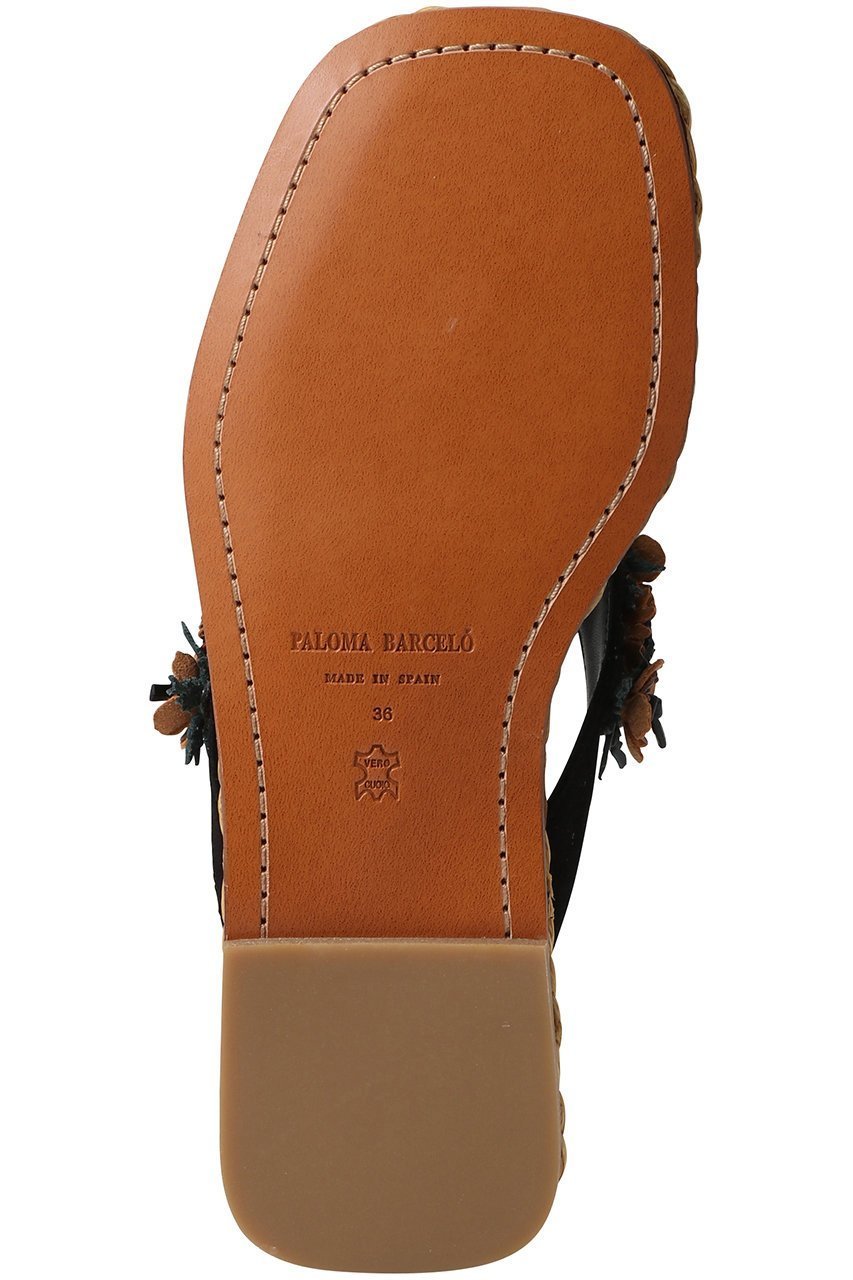 【パロマバルセロ/PALOMA BARCELO】のAMAPOLA フラワートングサンダル 人気、トレンドファッション・服の通販 founy(ファニー) 　ファッション　Fashion　レディースファッション　Fashion for Women　サンダル　Sandals, Summer Shoes　フラワー　Flower, Floral　モチーフ　Motif, Design Theme　ラフィア　Raffia, Natural Straw　リアル　Real, Realistic　リゾート　Resort, Vacation Style　夏　Summer　other-5|ID: prp329100004512196 ipo3291000000034953266