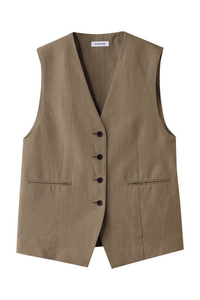 【サクラ/SACRA】のスペリオルベルギーリネンジレ インテリア・キッズ・メンズ・レディースファッション・服の通販 founy(ファニー) https://founy.com/ ファッション Fashion レディースファッション WOMEN アウター Coat Outerwear ジャケット Jackets ジャケット Jacket スタイリッシュ Stylish フェミニン Feminine ベスト Vest マニッシュ Mannish リネン Linen ロング Long NEW・新作・新着・新入荷 New Arrivals |ID: prp329100004512198 ipo3291000000031873740