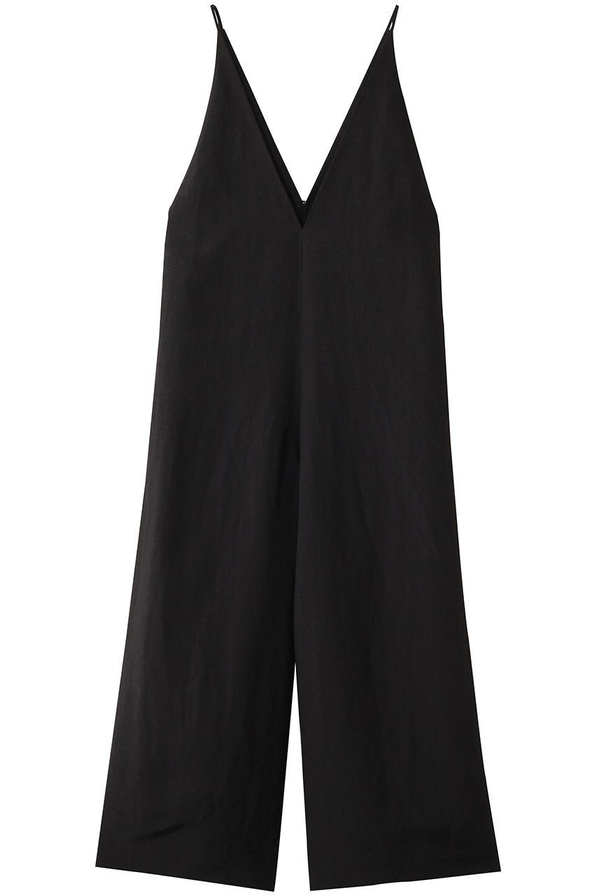 【サクラ/SACRA】のレーヨンリネンタンブルオールインワン インテリア・キッズ・メンズ・レディースファッション・服の通販 founy(ファニー) 　ファッション　Fashion　レディースファッション　Fashion for Women　パンツ　Pants & Trousers　フロント　Front, Front Design　ラップ　Wrap, Wrap Design　リネン　Linen, Linen Fabric　ロング　Long, Long-Length　夏　Summer　春　Spring　S/S・春夏　SS, Spring/Summer, Warm Season　ブラック|ID: prp329100004512200 ipo3291000000032806901