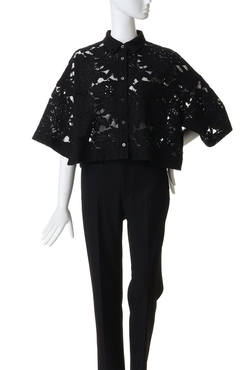 【サクラ/SACRA】のリーフラッセルレースシャツ 人気、トレンドファッション・服の通販 founy(ファニー) 　ファッション　Fashion　レディースファッション　Fashion for Women　トップス・カットソー　Cut & Sew Tops　シャツ・ブラウス・オフィスカジュアル　Elegant Blouses & Button-Ups　2026年　2026　クロップド　Cropped, Short Length　ショート　Short, Short Length　スリーブ　Sleeve, Long Sleeve / Short Sleeve　バランス　Balance, Style Balance　ラッセル　Raschel, Raschel Lace　リーフ　Leaf, Botanical Leaf　レース　Lace, Lace Fabric　夏　Summer　春　Spring　S/S・春夏　SS, Spring/Summer, Warm Season　other-2|ID: prp329100004512202 ipo3291000000036212395