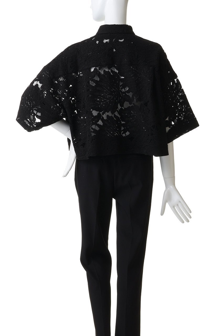 【サクラ/SACRA】のリーフラッセルレースシャツ 人気、トレンドファッション・服の通販 founy(ファニー) 　ファッション　Fashion　レディースファッション　Fashion for Women　トップス・カットソー　Cut & Sew Tops　シャツ・ブラウス・オフィスカジュアル　Elegant Blouses & Button-Ups　2026年　2026　クロップド　Cropped, Short Length　ショート　Short, Short Length　スリーブ　Sleeve, Long Sleeve / Short Sleeve　バランス　Balance, Style Balance　ラッセル　Raschel, Raschel Lace　リーフ　Leaf, Botanical Leaf　レース　Lace, Lace Fabric　夏　Summer　春　Spring　S/S・春夏　SS, Spring/Summer, Warm Season　other-4|ID: prp329100004512202 ipo3291000000036212398